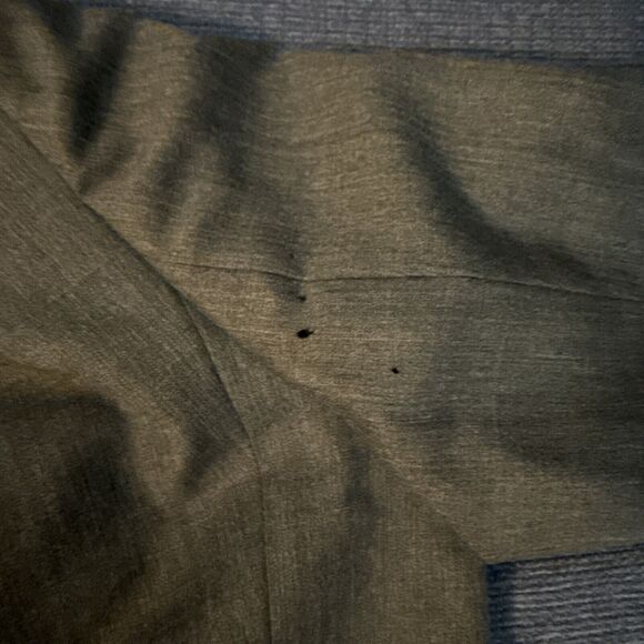 Escada Women’s Blazer Sz 38 (US 8) Gray 100% Wool Career Office Staple FLAW READ - Picture 5 of 16